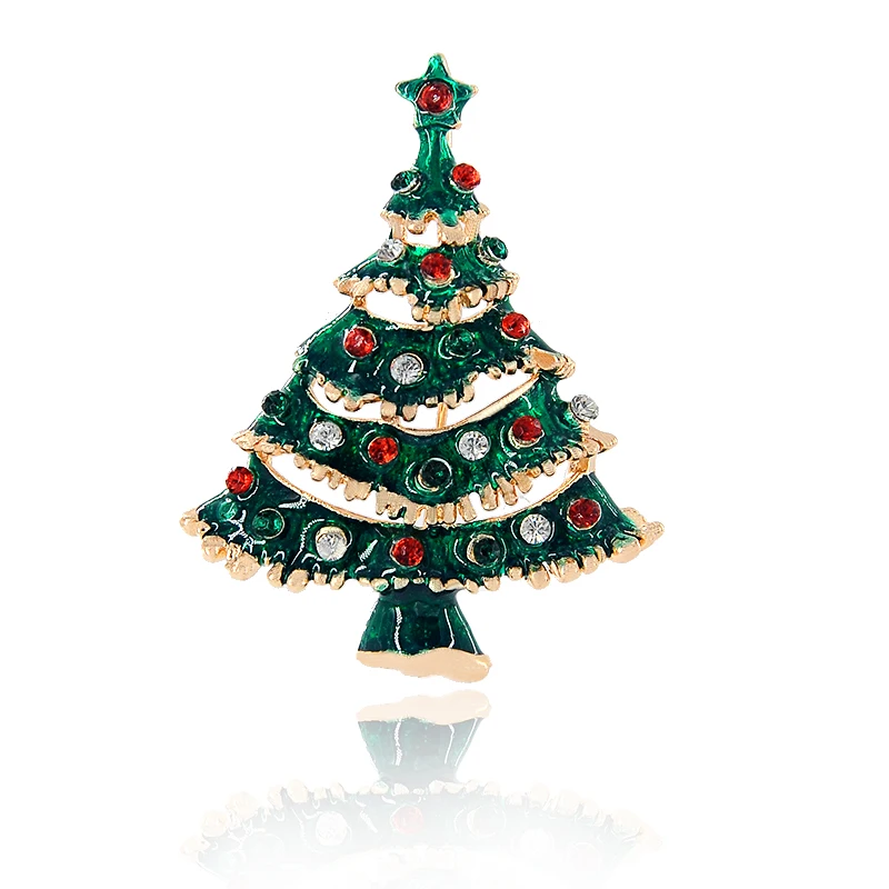 Новогодняя елка золотого цвета зеленые прекрасные маленькие блестящие стразы