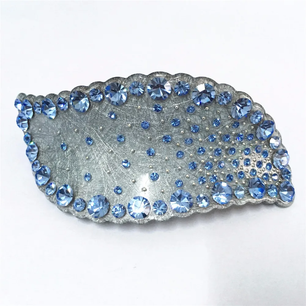 

New Arrive Elegant French Acetate Rhinestone Leaf Hair Clips Crystal Barrettes Hairpins Hair Jewelry