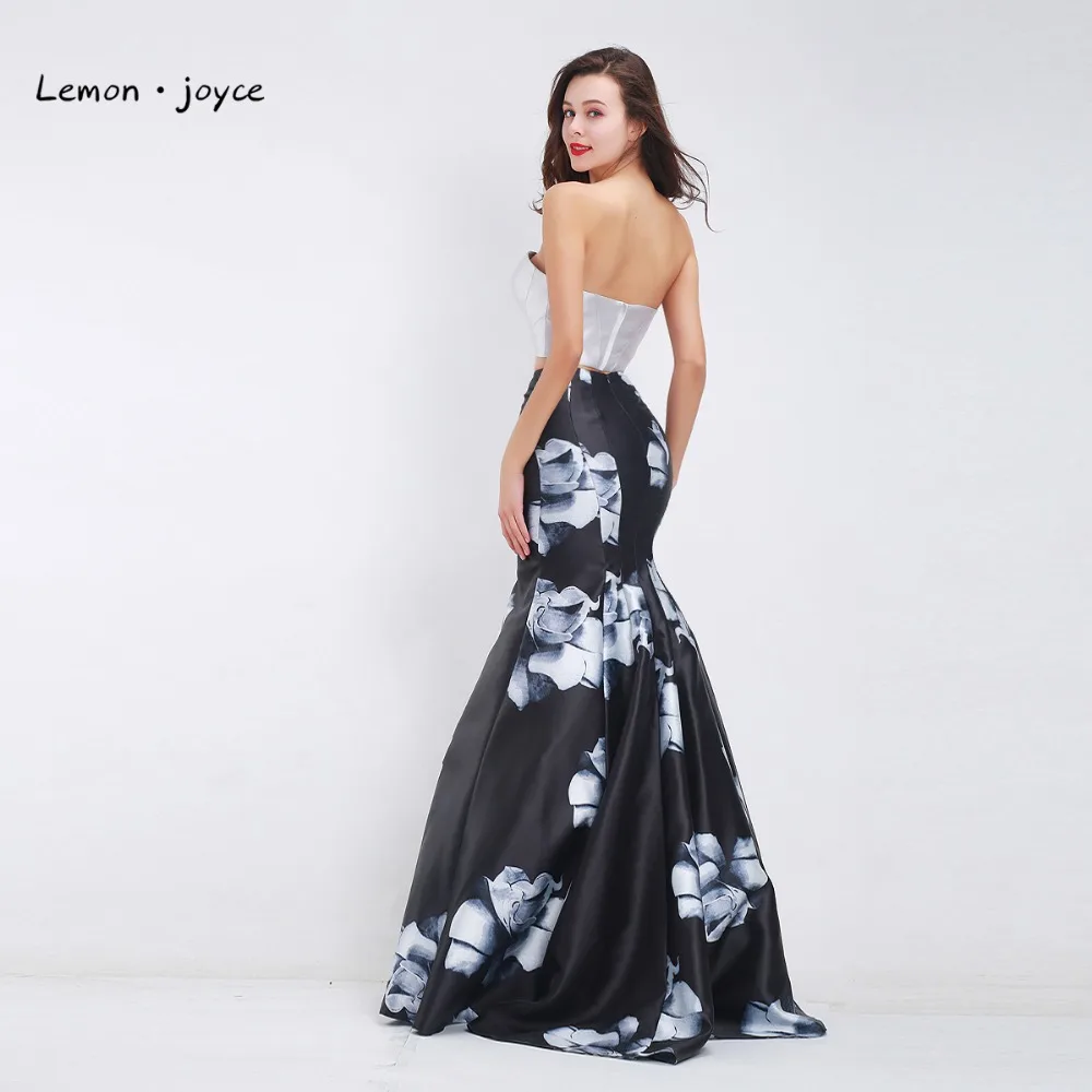 Длинные Серые Вечерние платья русалки 2020 из двух частей милое элегантное платье