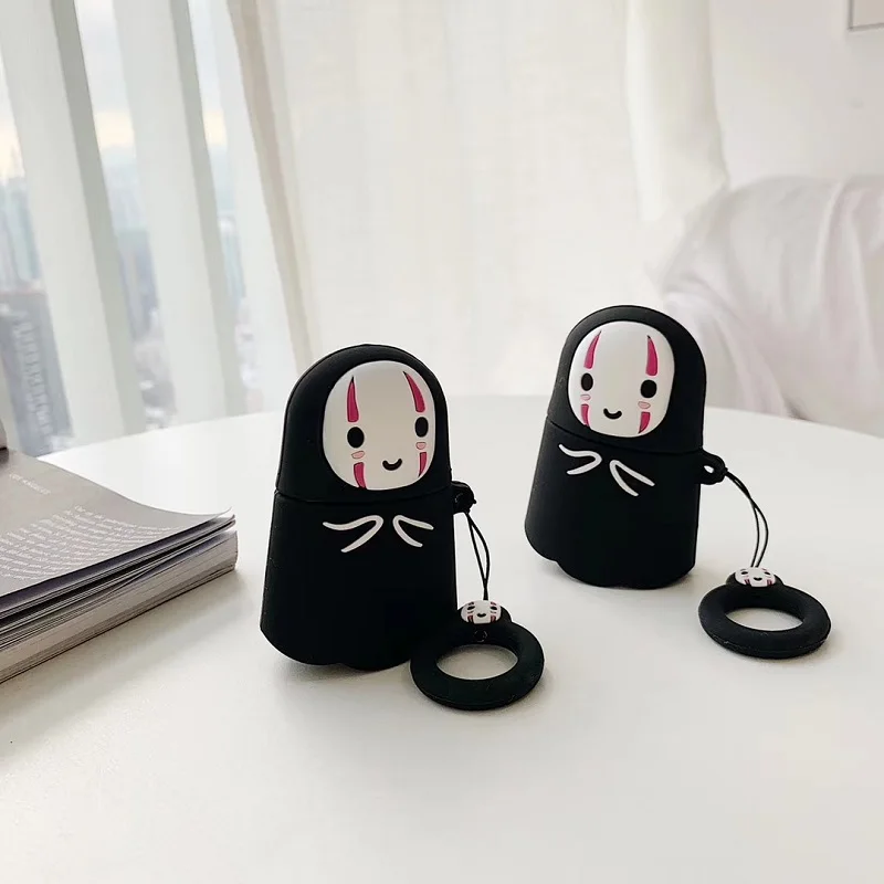 Спиральные Ghibli Аниме Миядзаки силиконовый чехол для Apple Airpods защитный чехол беспроводной Bluetooth наушники чехол
