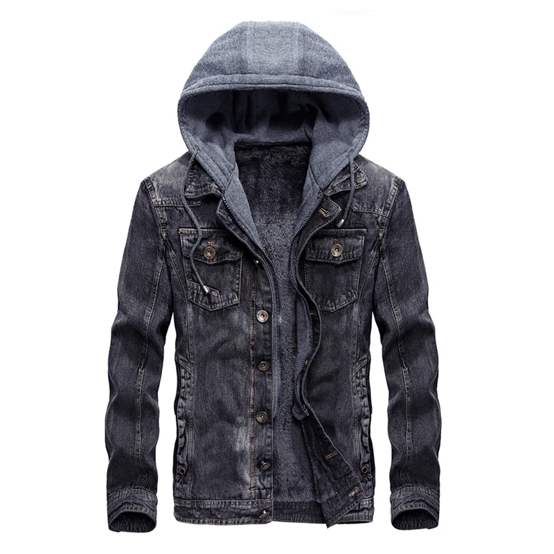 Новое поступление джинсовые куртки для мужчин 2020 зимние пальто мужские толстые