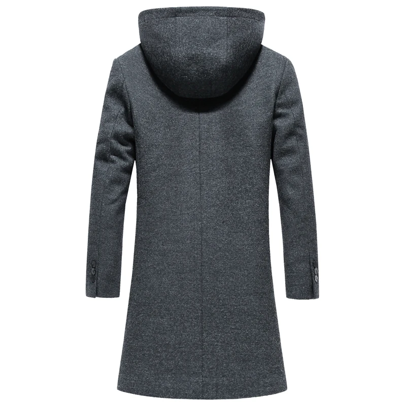 2018 Зимний новый стиль пальто мужской Модный деловой Тренч куртка повседневный