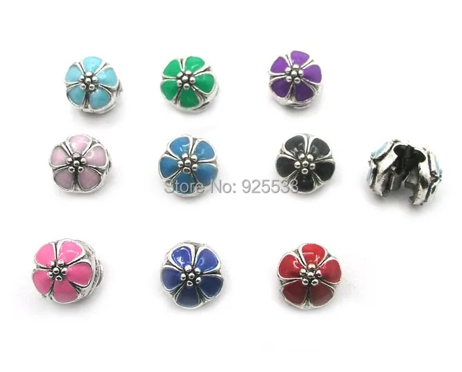 Медный медный стоппер в античном стиле 36 шт. с серебряным покрытием Подходит для