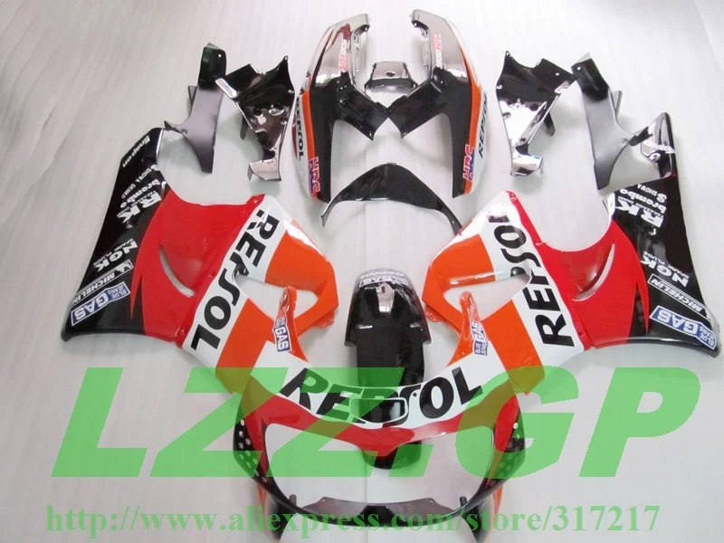 

LZZ.GP fairing kits for HONDA CBR900RR 893 96 97 CBR 900RR 96 97 1996 1997 CBR893 96 97 red Repsol fairing parts