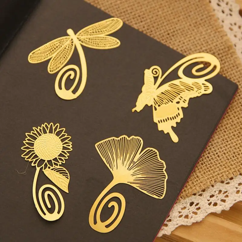 Милый мини зажим для бумаги в виде Каваий с античным покрытием животное Бабочка