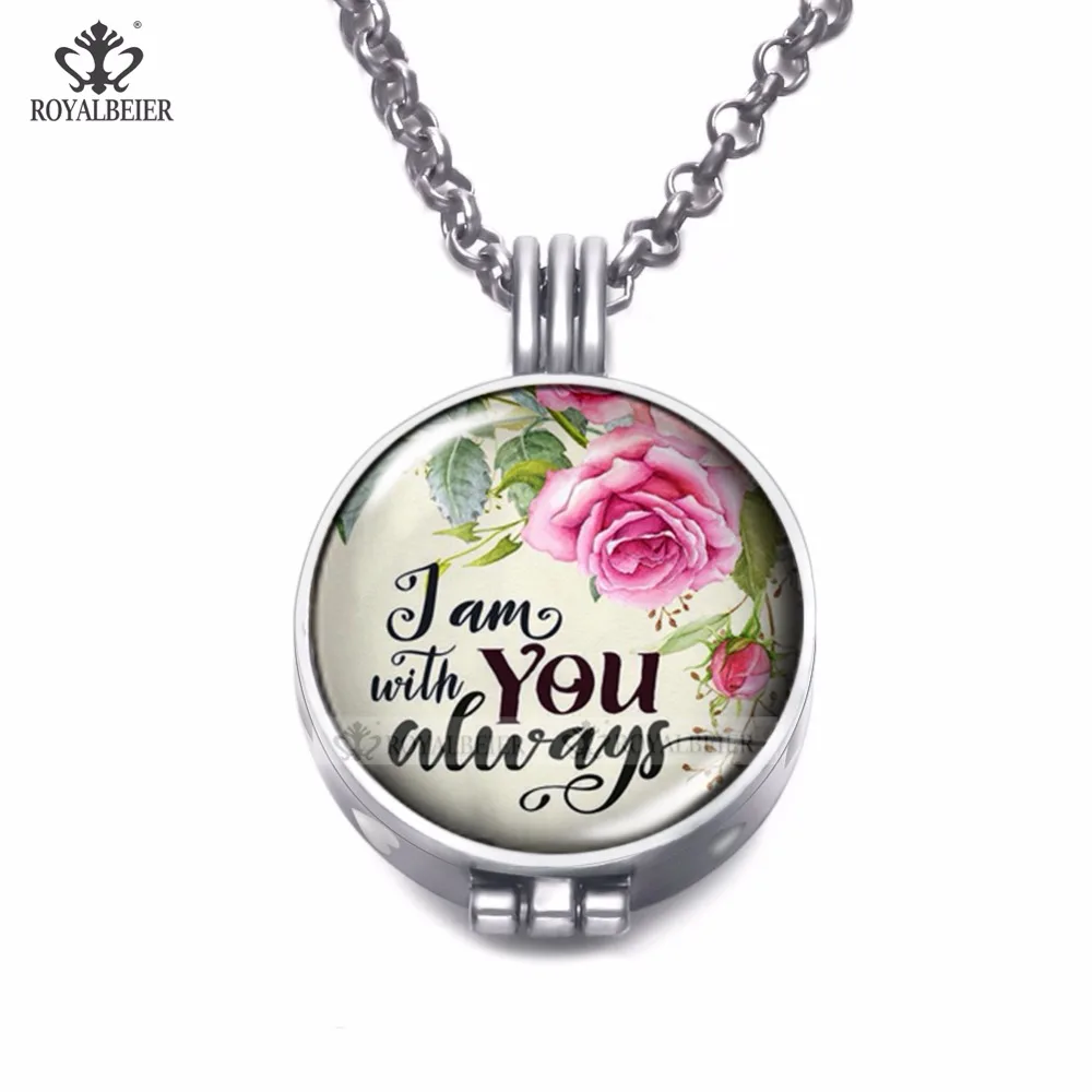 

RoyalBeier 1pcs Vintage Aromatherapy Essential Oil Diffuser Locket Pendant Perfume With Pads Choker Necklace Women Jewelry