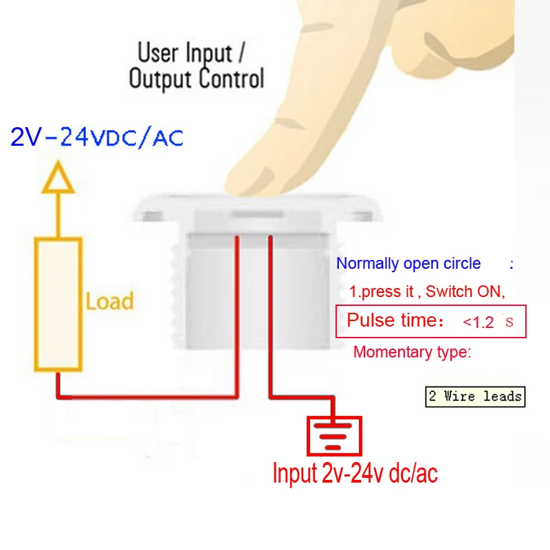 Бесплатная доставка 16 мм синий цвет мгновенный (импульсный тип) пьезо