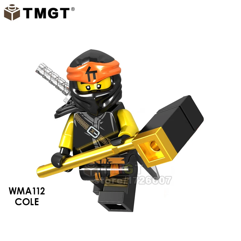 GA112 20 шт. Akita строительные блоки Char Archer Warrior GARMADON Swordsman Zane сборные Кирпичи игрушки для детей Подарки GA123-130 - Цвет: GA112