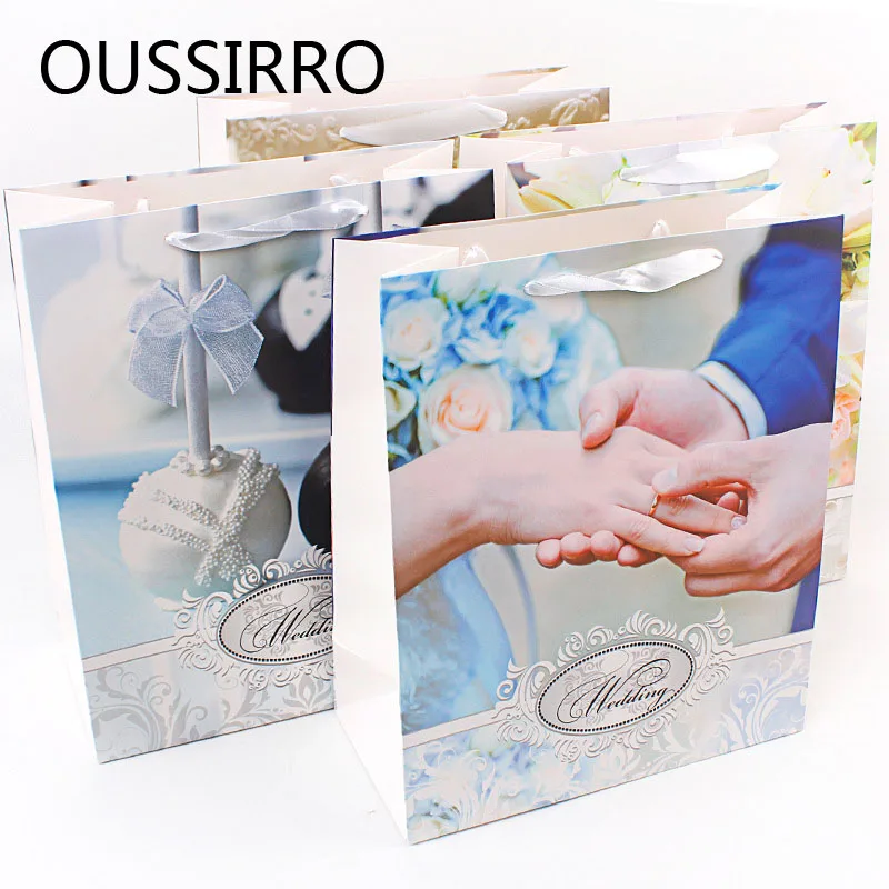 

Романтическое свадебное украшение, Подарочный пакет, изысканное украшение для дня рождения, конфеты, печенье, шоколадная упаковка, сувенир...