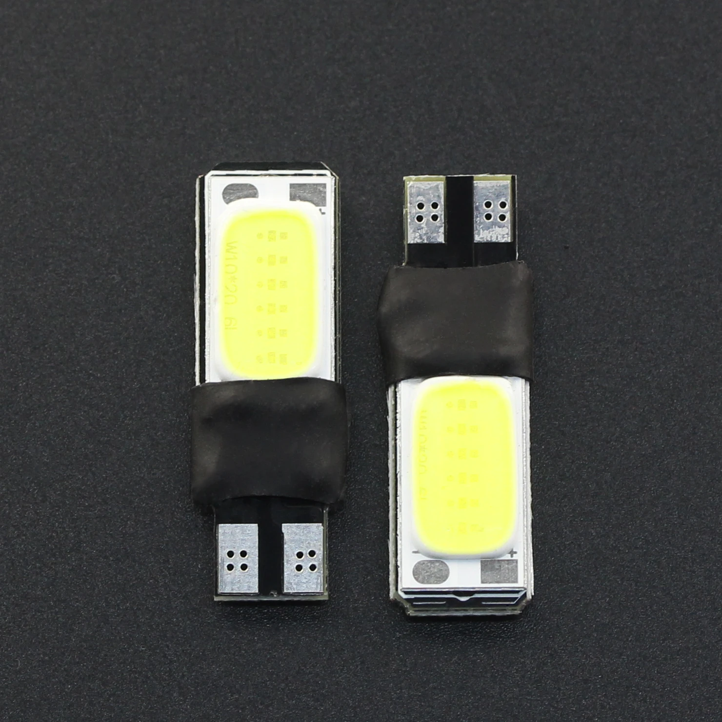 DXZ 2 шт Двухсторонний T10 COB 6smd Автомобильный светодиодный габаритный фонарь для чтения T10(W5W/194) подсветка номерного знака 12В 3 Вт