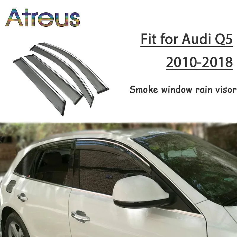 Atreus 1 комплект ABS Дождь дым окно козырек для Audi Q5 2010-2018 аксессуары | Автомобили и