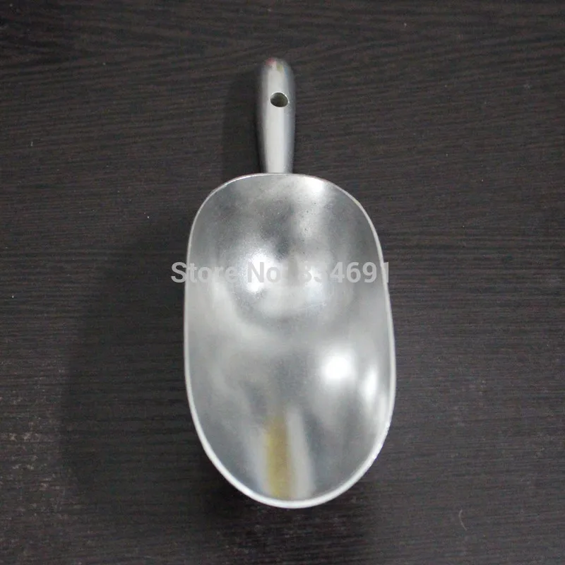 Маленький размер 6 унций алюминиевый брусок совок для льда сухое ведро конфет