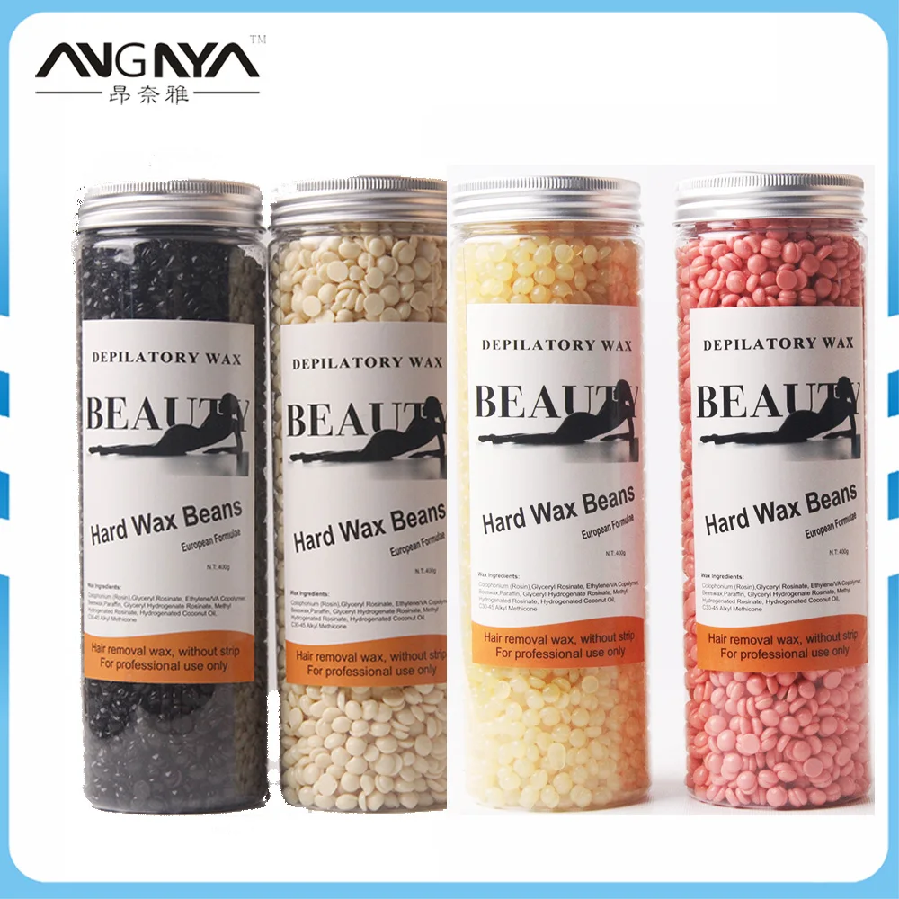 

ANGNYA новое средство для удаления волос, восковые бобы, 4 вкуса, доступны средства для депиляции в зоне бикини, средства для ухода за кожей, тве...