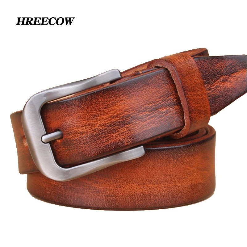 Женский дизайнерский ремень из 100% натуральной кожи роскошный пояс кофейного