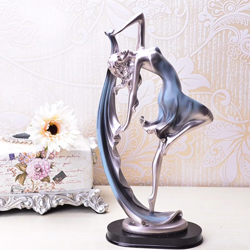 Художественная скульптура из смолы 13 дюймов для балета и танцев дома гостиной