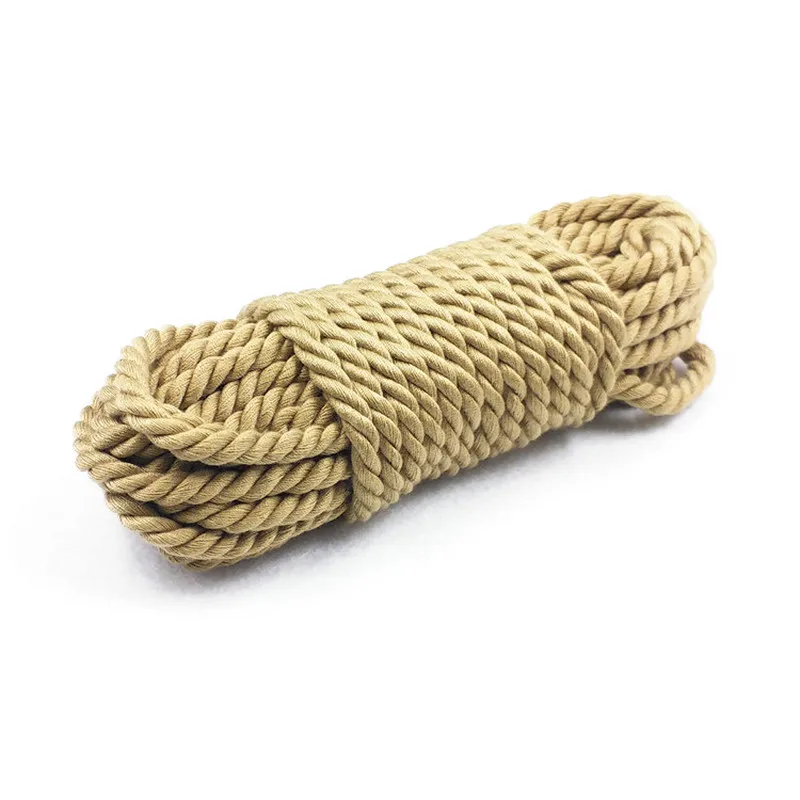 10M Sex Slave Bondage Rope Hemp rope Knitted BDSM Restraint Toys For Couple Women Man Exotic Roleplay 5M |
