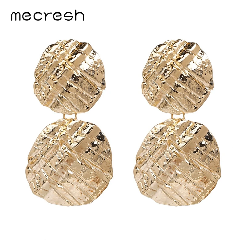 Mecresh 6 Colors Indian Vintage Big Drop Earrings Christmas Party Prom Jewelry Bohemian Long Dangle for Women MEH1190 | Украшения и