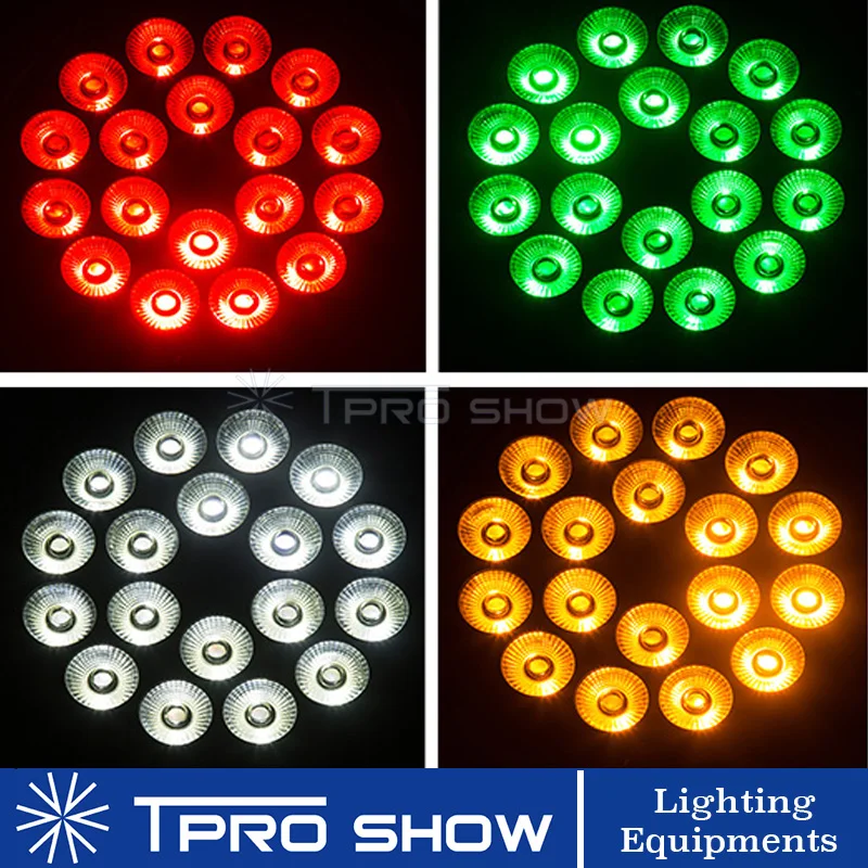 18x12W LED Par Dmx сценический свет RGBW 4 в 1 плоский тонкий диско мыть цвета для события
