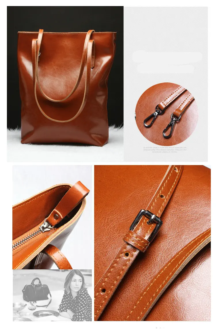 

100% Genuine Leather handbags the new fashion in Europe and the Women Shoulder Bags vintage handbags messenger bags