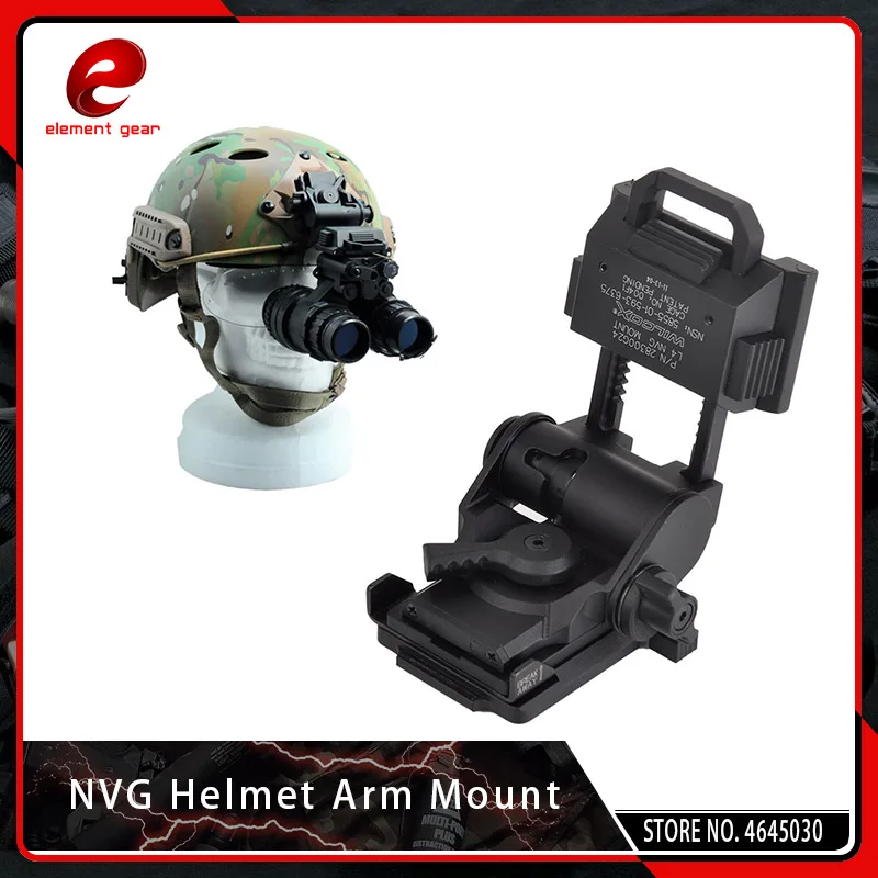Element Paintball Airsoft L4G24 CNC NVG Quick Helmet Mounting Kit for PVS15/18 Aluminum Frame Helmet Accessories Mount Arm