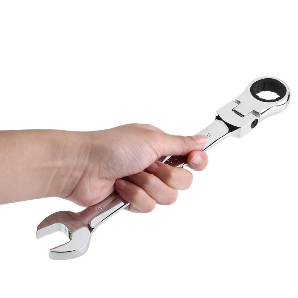 Набор гаечных ключей 12 шт./кор. гибкие комбинированные ключи с храповым