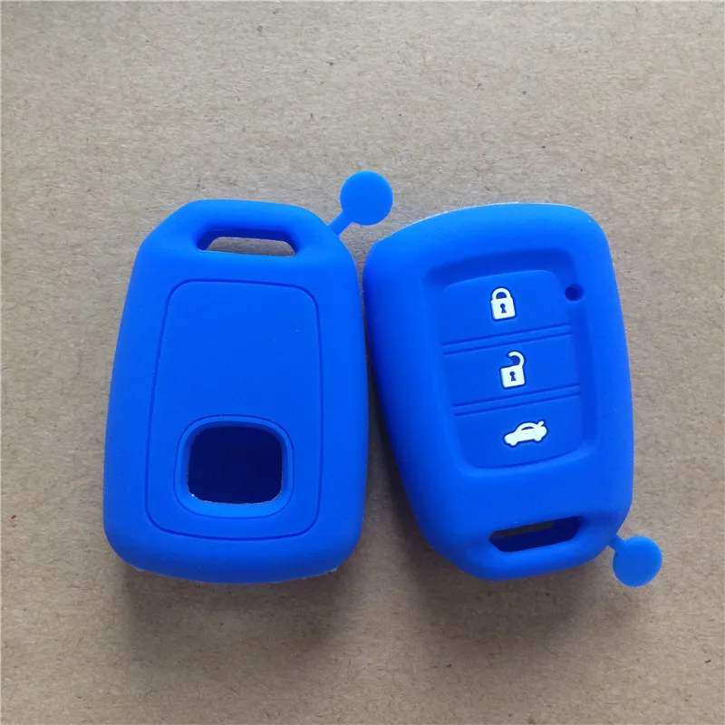 3 buttonsilicone rubber Чехол для автомобильного ключа чехол HONDA Jazz Civic Jade Vezel City fit HR V HRV