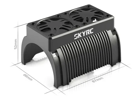 

SKYRC 55 мм двойной вентилятор 5 в бесколлекторный мотор радиатор охлаждения с корпусом 1/5 RC Мотор Traxxas X-Maxx