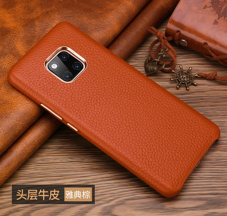4 цвета, чехол для huawei mate 20 из натуральной воловьей кожи, чехол для телефона из телячьей кожи, сумки для huawei mate 20 Pro