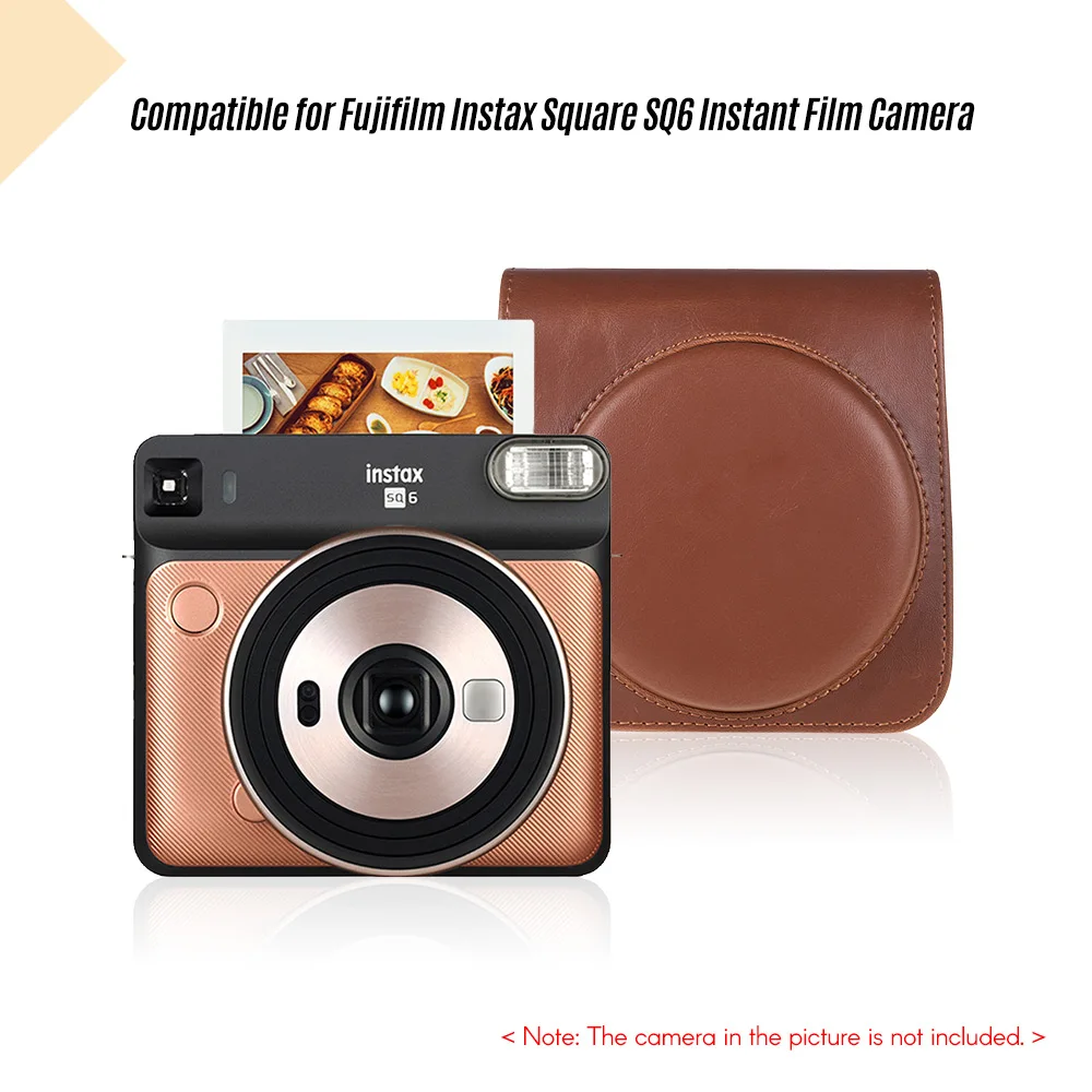 Защитный чехол для камеры Andoer из искусственной кожи сумка Fujifilm Instax Square SQ6 с