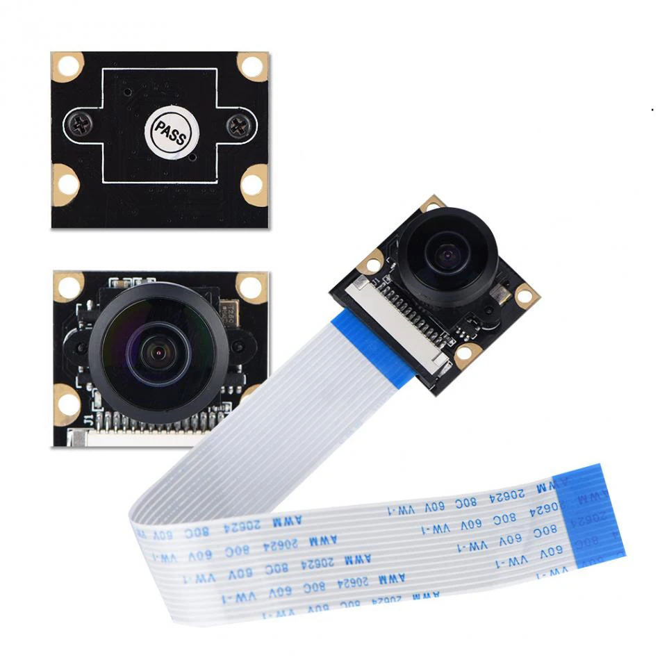 Модуль камеры Raspberry Pi панорамный широкоугольный объектив для видеонаблюдения