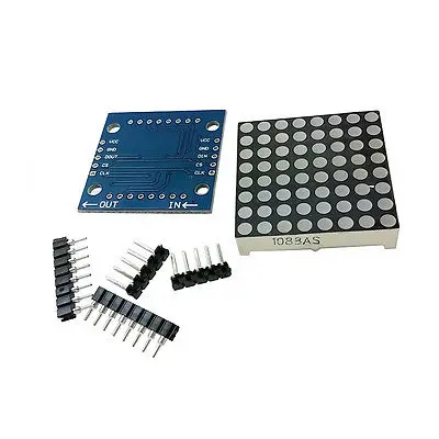 

10pcs MAX7219 dot matrix module microcontroller module DIY KIT