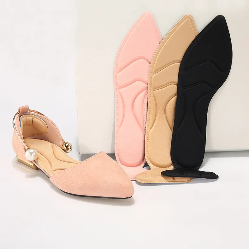 4D мягкая стелька из губки женская обувь на высоком каблуке Удобные стельки для