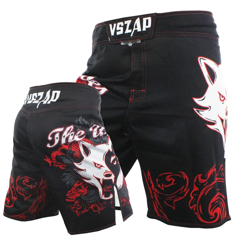 Боксерские Шорты THE WOLVES MMA эластичные тренировочные шорты для ММА джиу джитсу Bad Bo