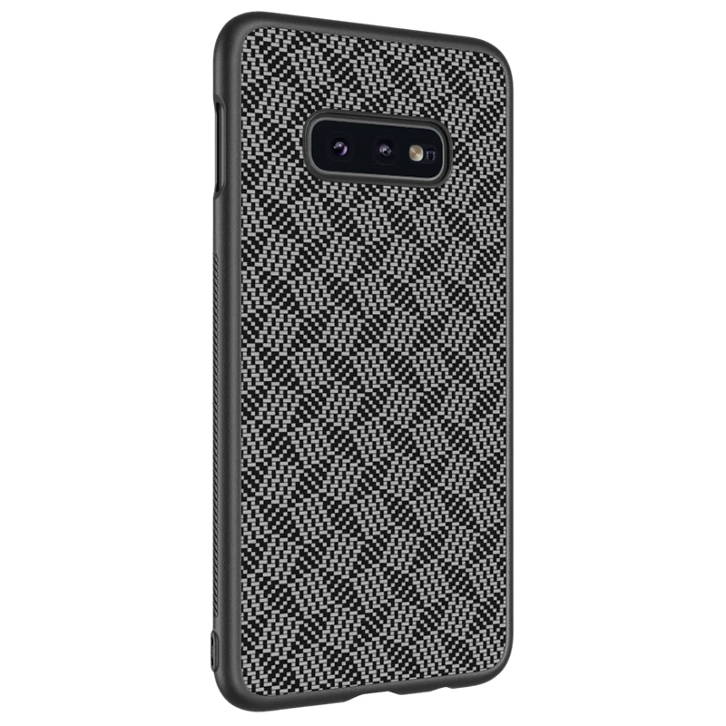 Чехол для samsung Galaxy S10e NILLKIN клетчатый чехол из синтетического волокна для телефона бампер чехол для samsung Galaxy S10e с розничной упаковкой