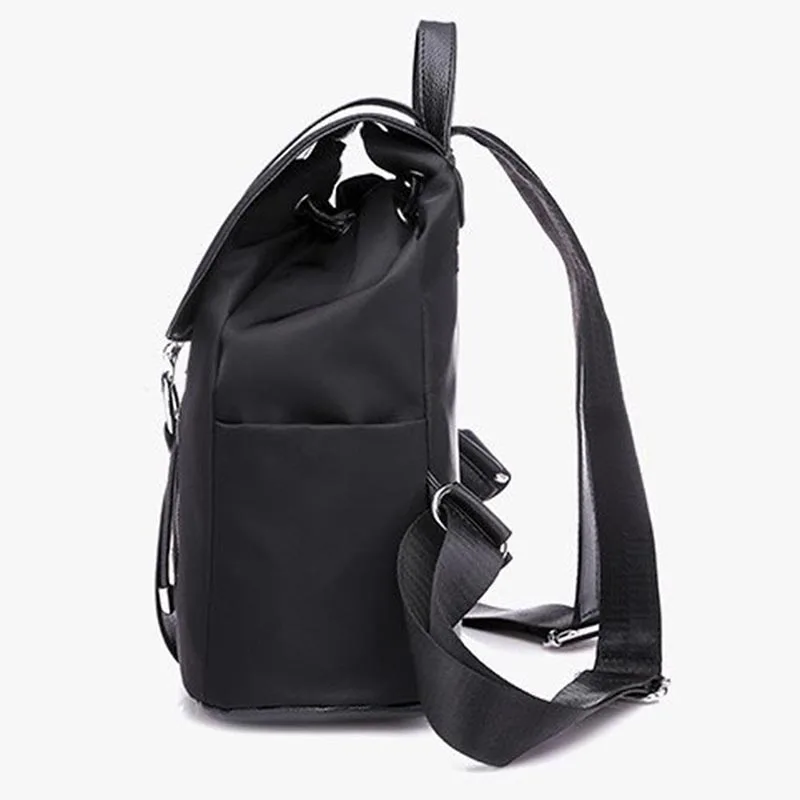 Женский Дамский рюкзак на шнурке большая емкость нейлон для путешествий