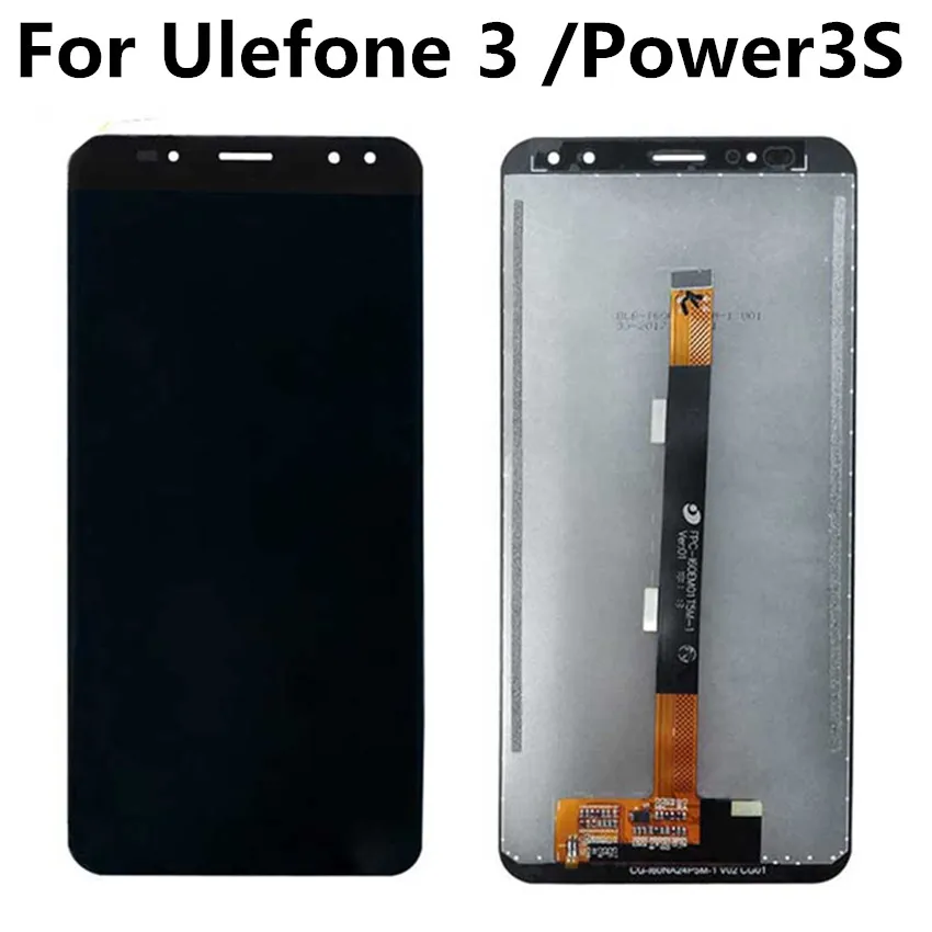 Для Ulefone 3 power 3 s power 2 ЖК-дисплей+ кодирующий преобразователь сенсорного экрана в сборе Замена для Ulefone poder 3 s lcd