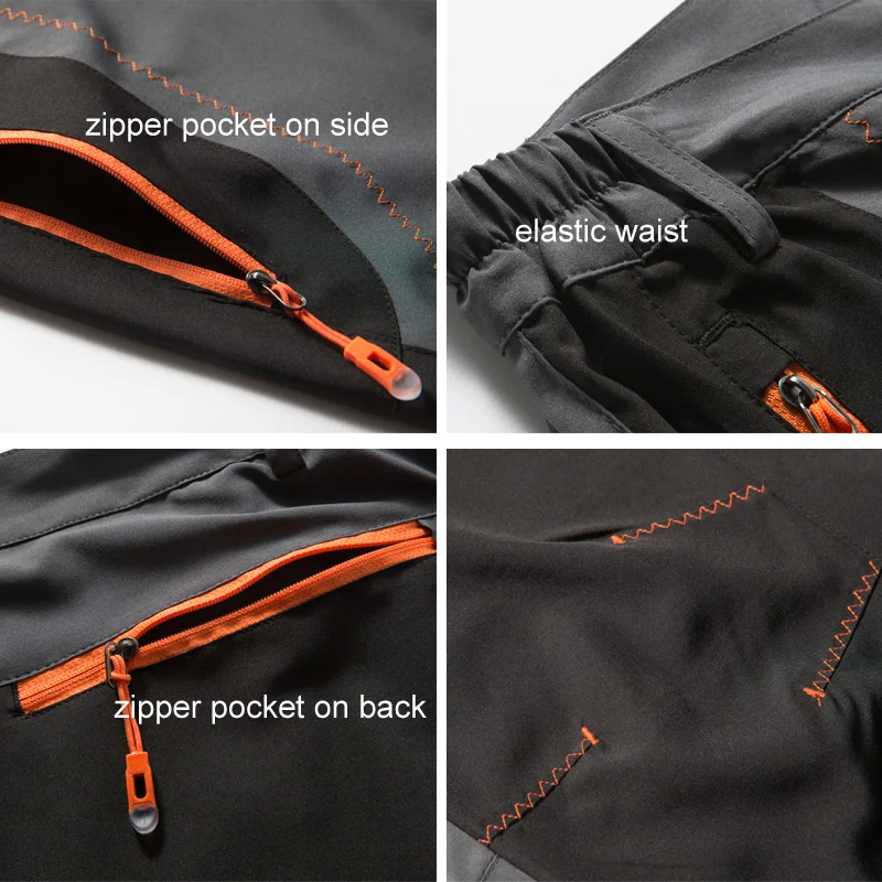 Брюки для походов мужчин и женщин быстросохнущие штаны альпинизма отдыха на
