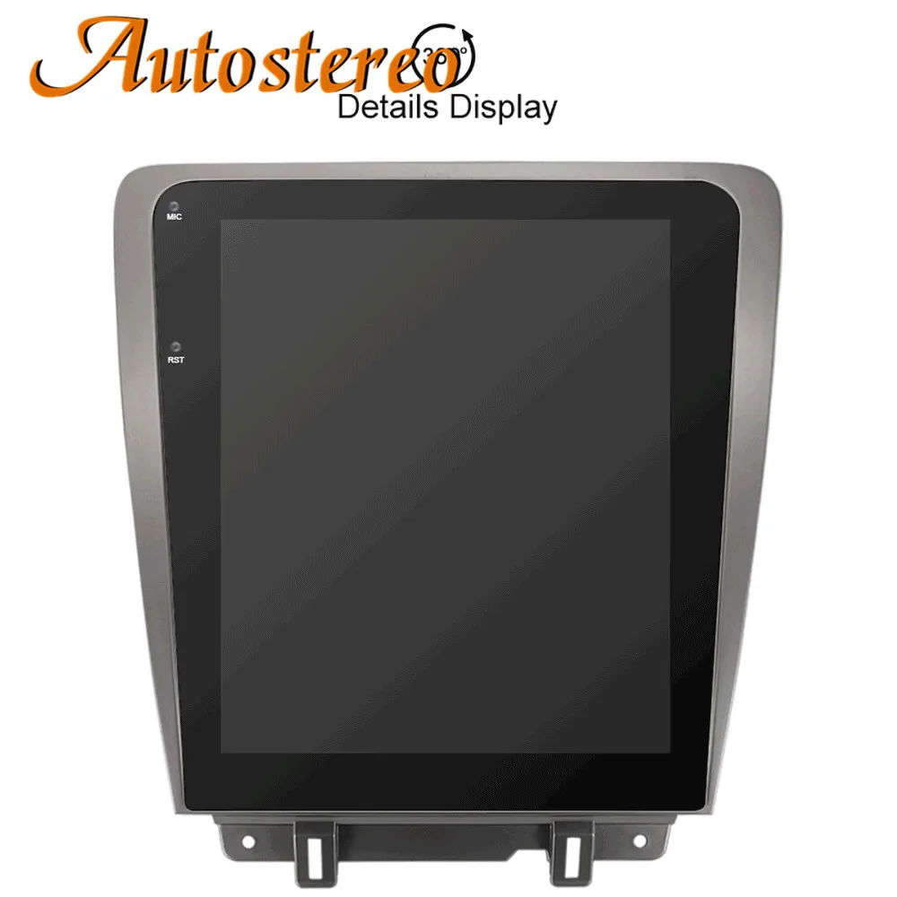 Android 9,0 Tesla стиль автомобиля нет dvd-плеер gps навигация для Ford Mustang 2010- автостерео головное устройство мультимедийная лента рекордер