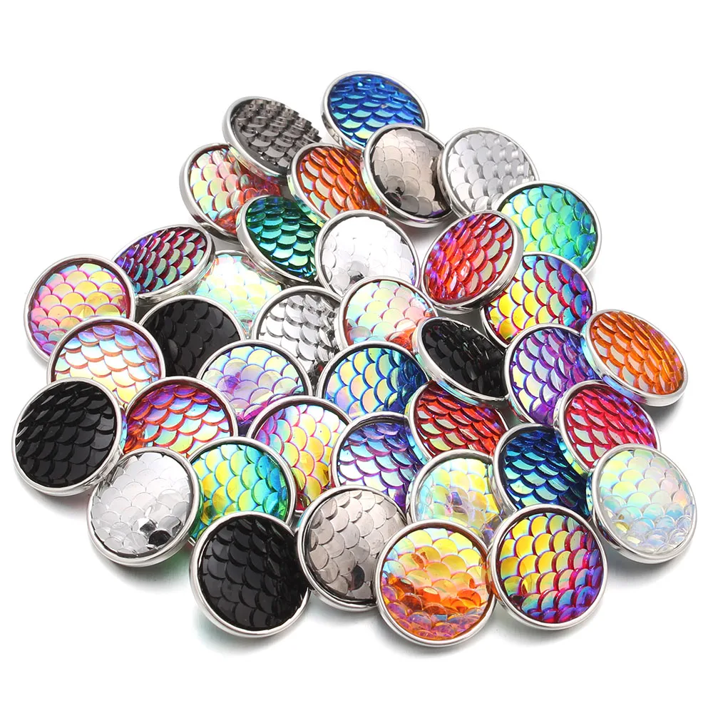 10 шт./лот полимерные кнопки ювелирные изделия смешанные стильные Имбирные 18 мм