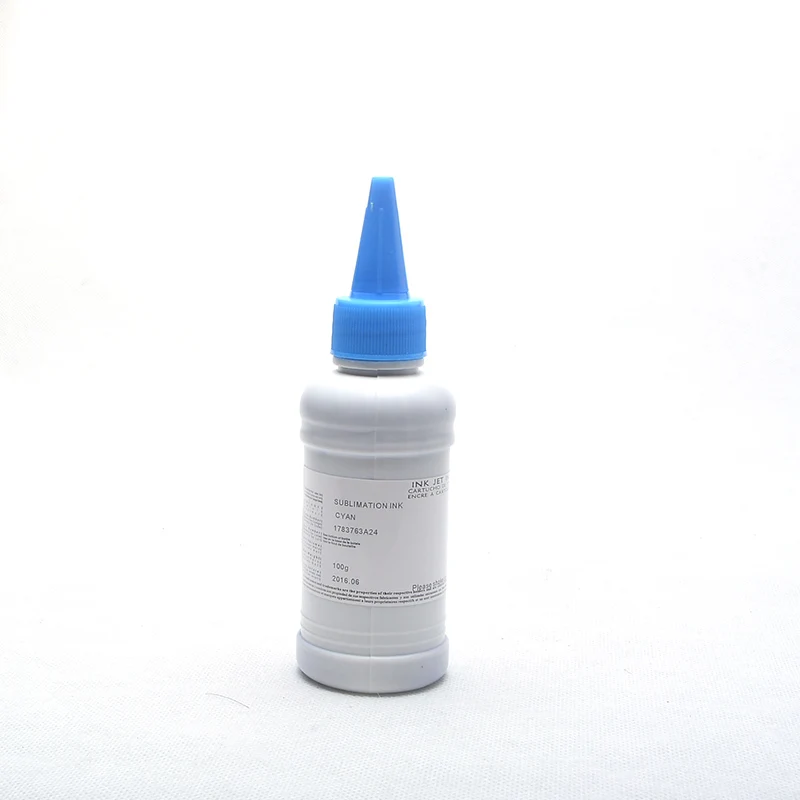 Чернильные чернила для сублимационной печати 100 мл * 1 бутылка футболок обуви