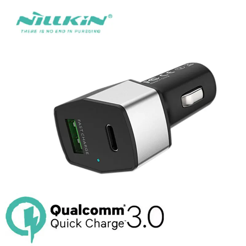 NILLKIN автомобильное зарядное устройство Quick Charge 3.0 Type-C Интерфейс