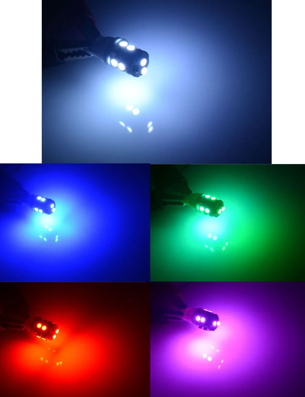 AutoEC 50pcs T10 194 168 w5w 10smd 1206 led car auto Clearance Lights sides lamp bulb #LB06 | Автомобили и мотоциклы