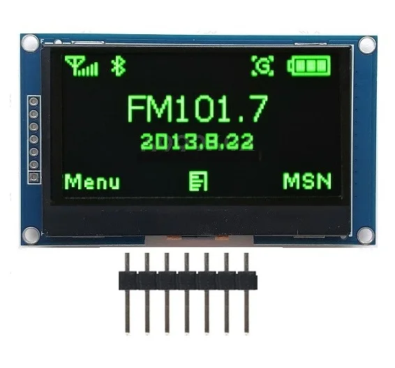 Модуль OLED дисплея 2 42 &quot 12864 128*64 серия IIC I2C SPI белый/синий/зеленый/желтый ЖК экран