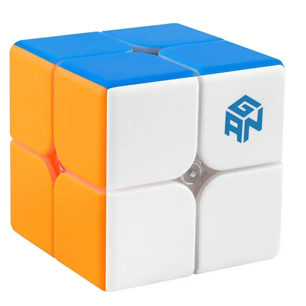 D FantiX Gan 249 V2 M Магнитный 2x2x2 скоростной куб без наклеек Gans 2x2 магический головоломка