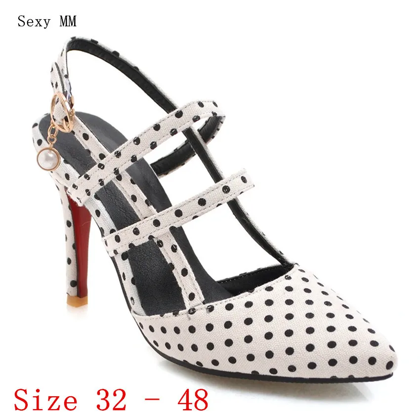 

Summer Stiletto Ladies Pumps Women High Heel Shoes Woman High Heels Kitten Heels Small Plus Size 31 - 40 41 42 43 44 45 46 47 48