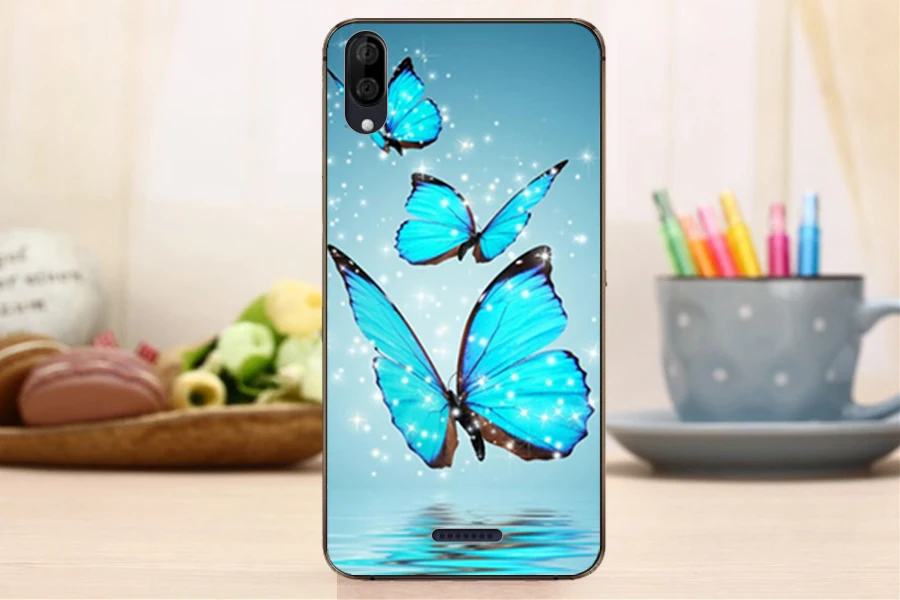 Для Wiko Y80 Y 80 чехол 5,9" Роскошный чехол из ТПУ и силикона чехол s для Wiko Y60 Y60 5,45 дюймов задняя крышка телефона Funda Coque