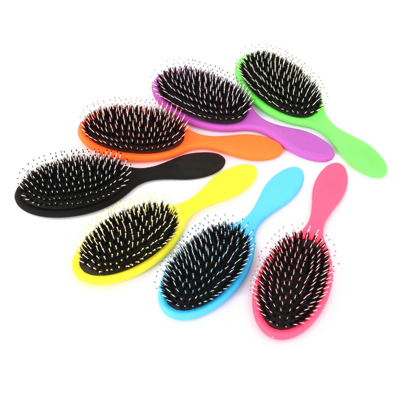 Натуральная кабана щетина расческа с нейлоном для женщин влажные волосы