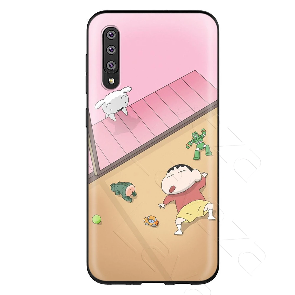 Lavaza Crayon Shin-chan/чехол для Samsung Galaxy S6 S7 край J6 S8 S9 S10 плюс A3 A5 A6 A7 A8 A9 Note 8, 9 - Цвет: 1