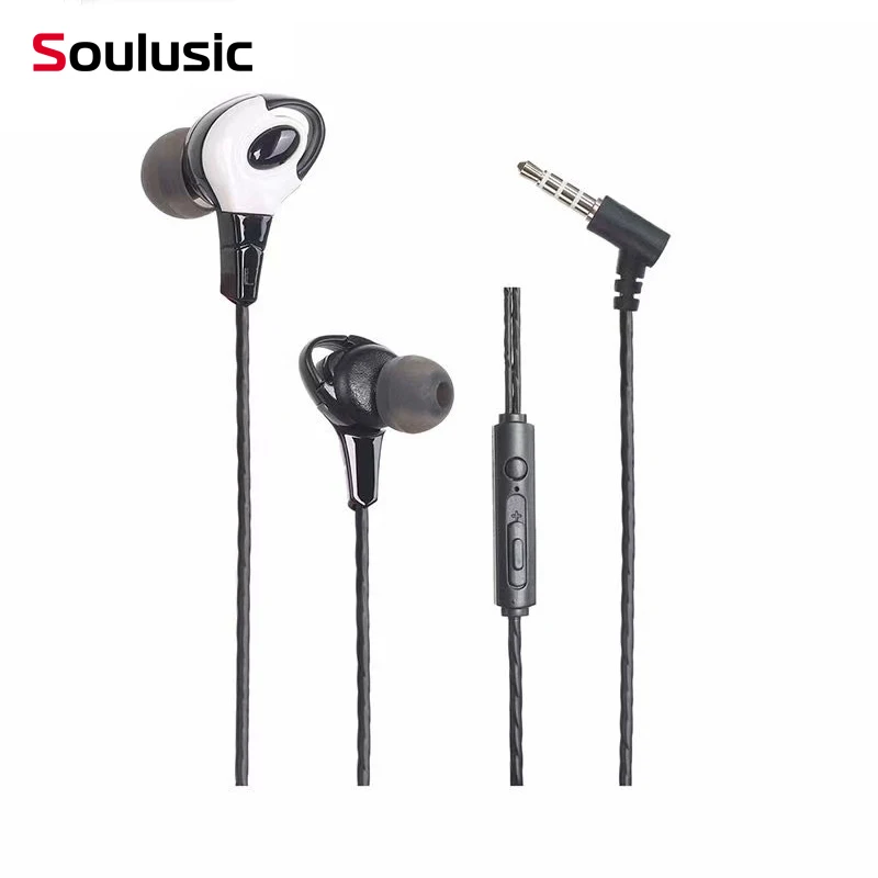 Soulusic 3 5 мм Jack In Ear бас стерео наушники MP3 сверхмощные для прослушивания музыки