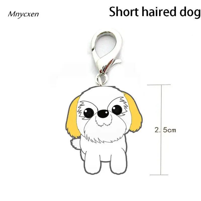 Shih Tzu короткошерстная собачья бирка диск ПЭТ ID металлические аксессуары из эмали ошейник ожерелье кулон собачий поводок воротник Перро@ P